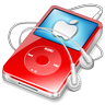 iPod Video Red Apple Icon 96x96 png